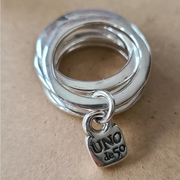 Unode50 Ring - PRISONER - Silver plated - Various sizes - Picture 2 of 11